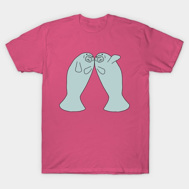 Hello from Manatees! T-Shirt by lamaisondulapino